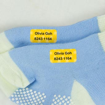 Mini Iron-On Name Labels - Stikets